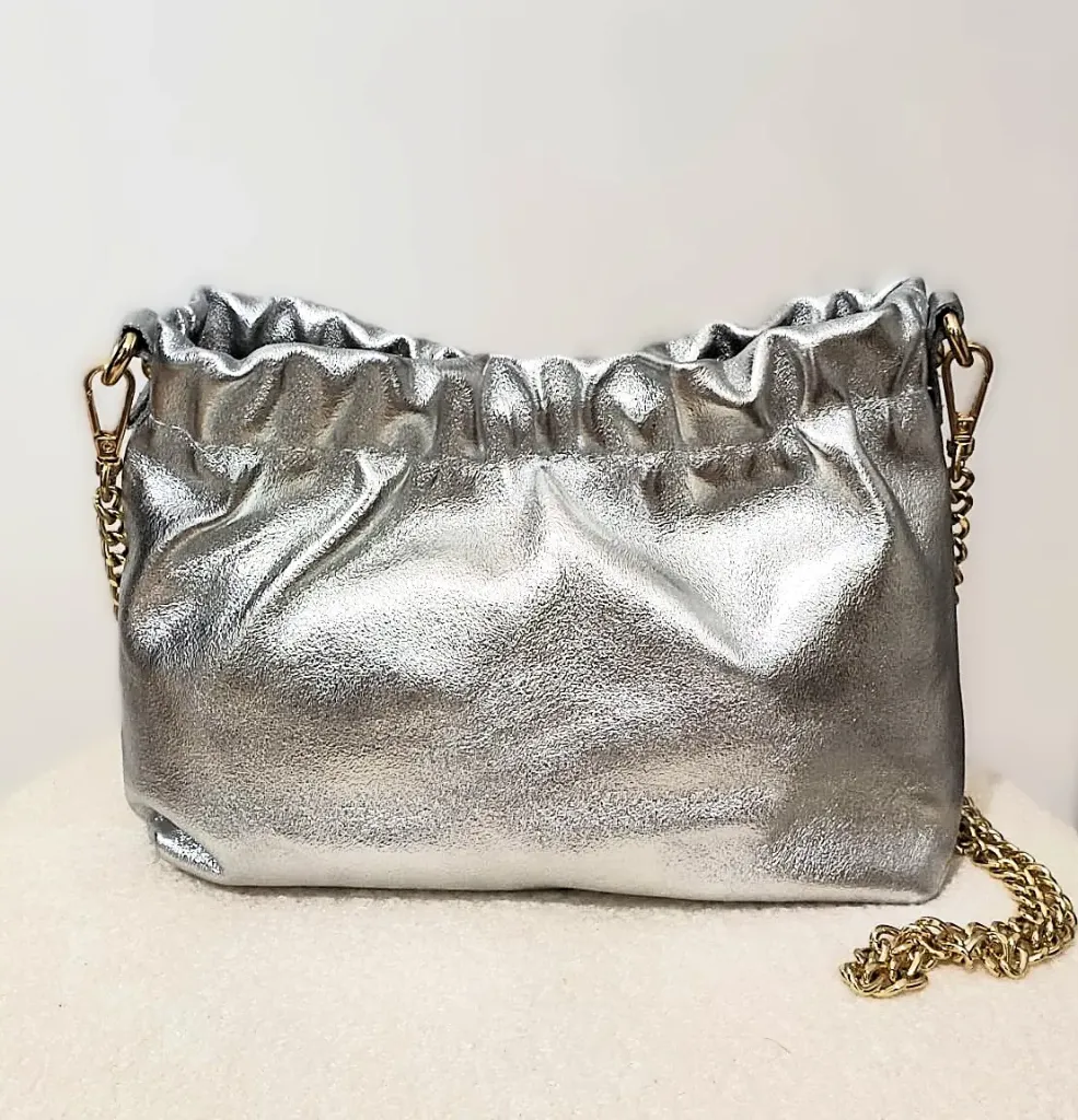 BOLSO PLATEADO