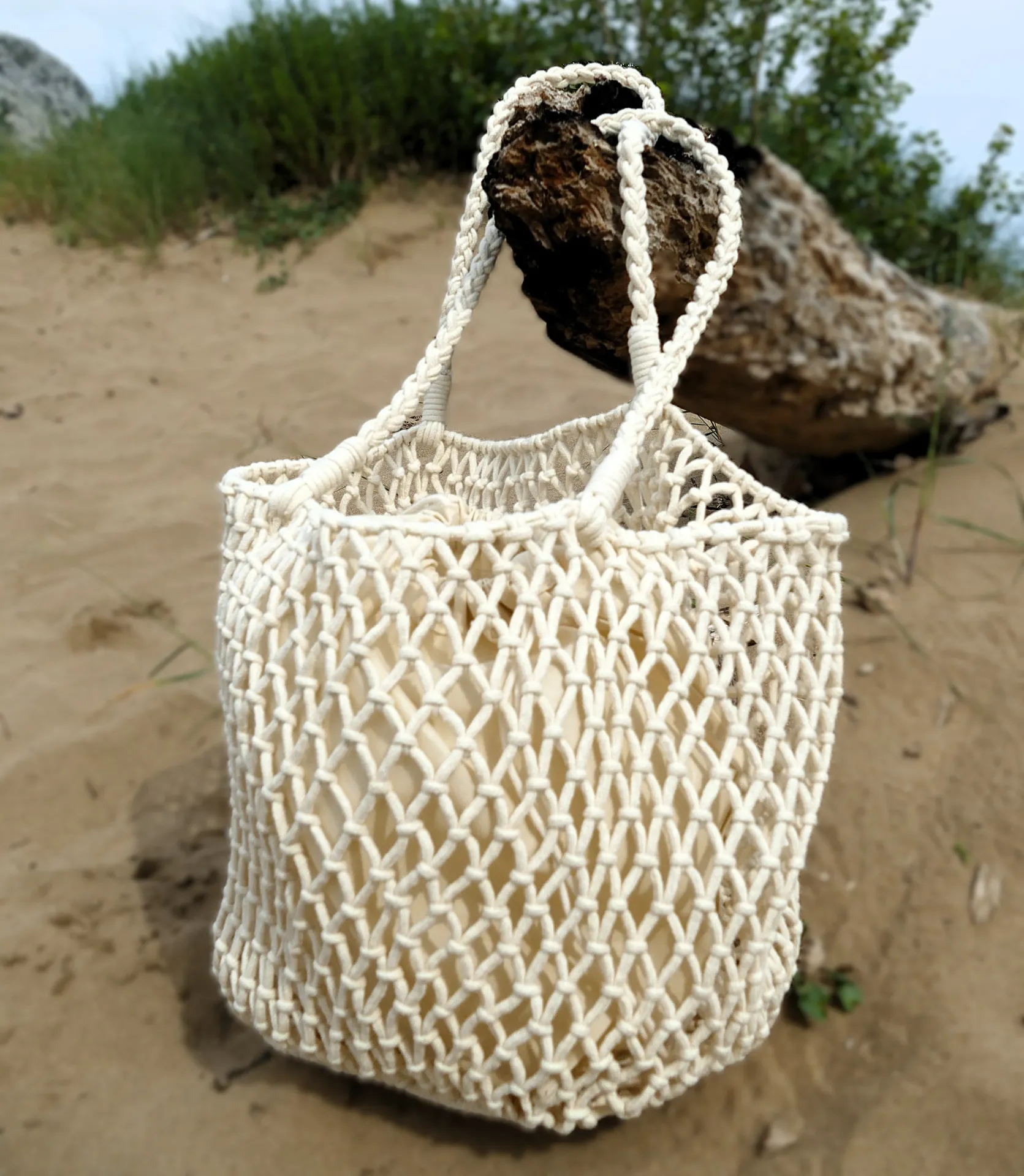 BOLSO PLAYERO TRENZADO